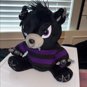 Killstar Black and Purple Plush Bear
